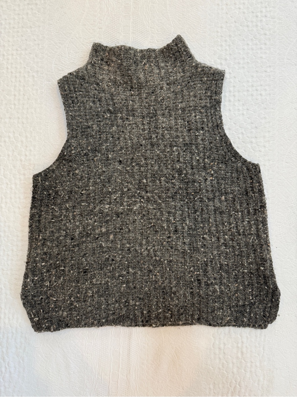 Madewell Gray Mockneck Sleeveless Sweater Women’s Top Size XXS
